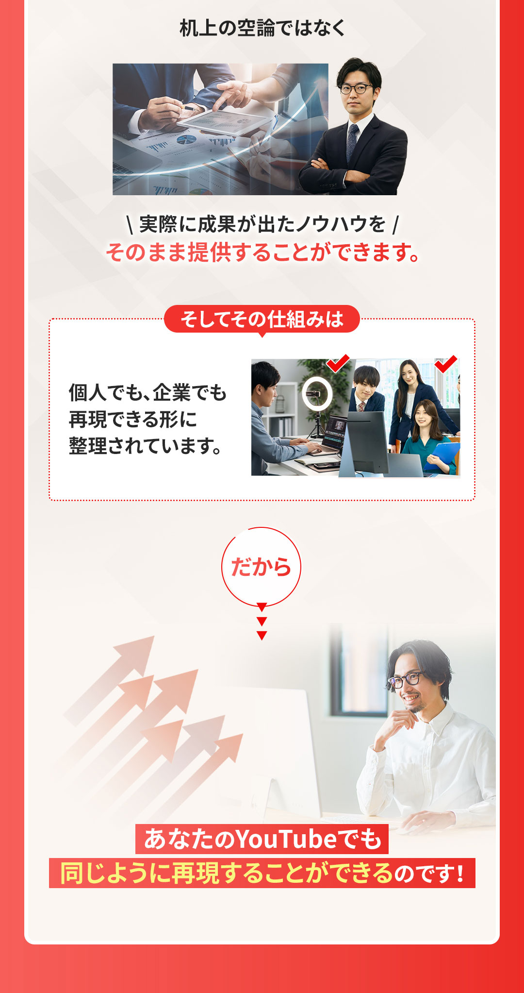 実際に成果が出たノウハウ